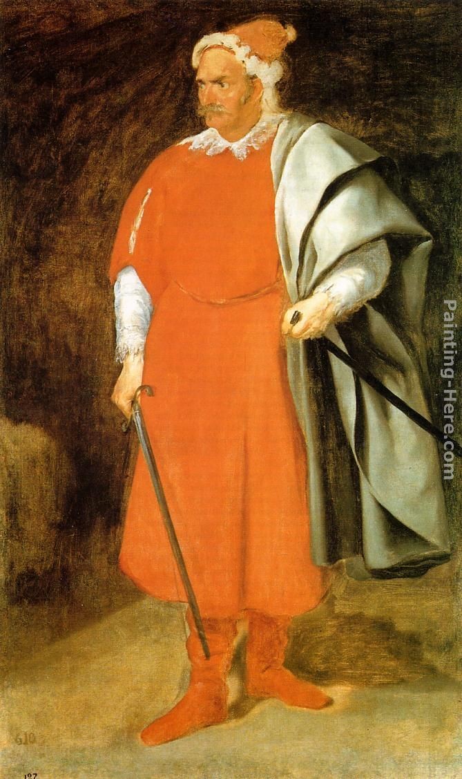 Diego Rodriguez de Silva Velazquez The Buffoon Don Cristobal de Castaneda y Pernia